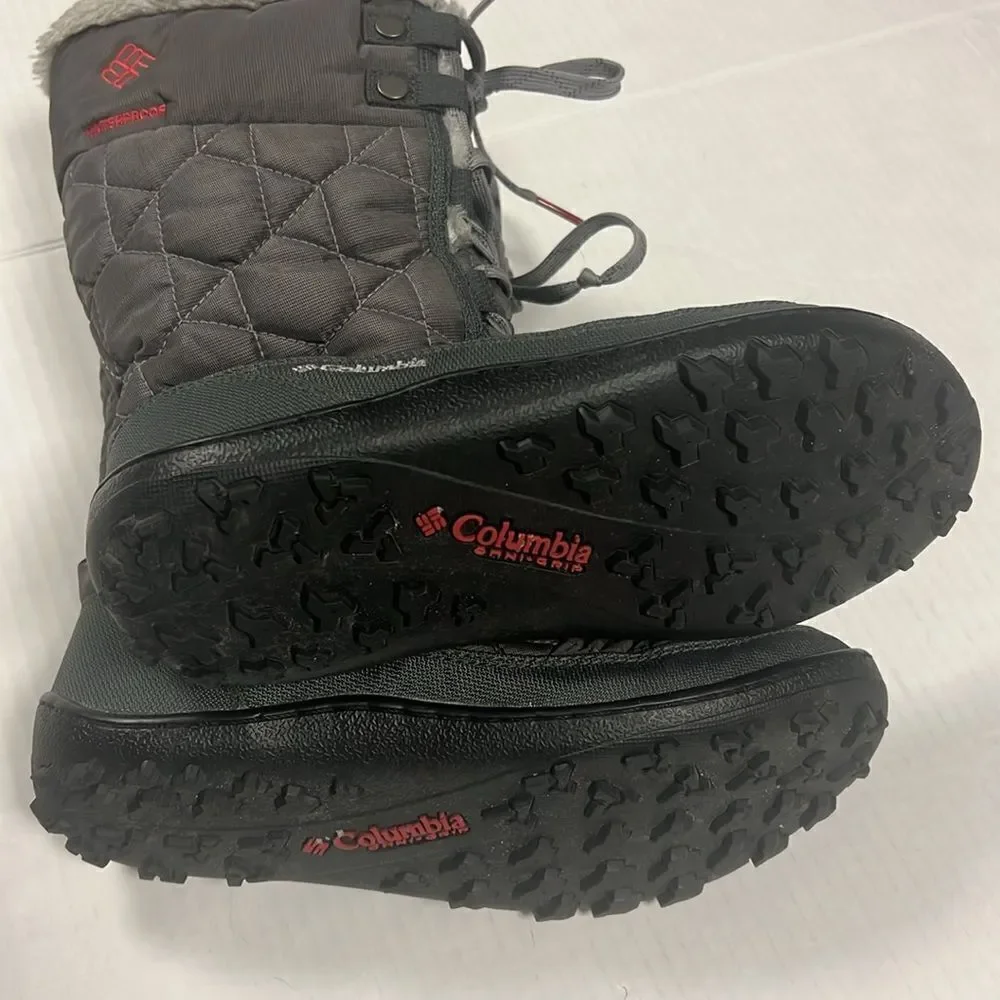 Columbia Minx Mid II Omni Heat Boot Size 6 Shale Gray Winter Boots Waterproof